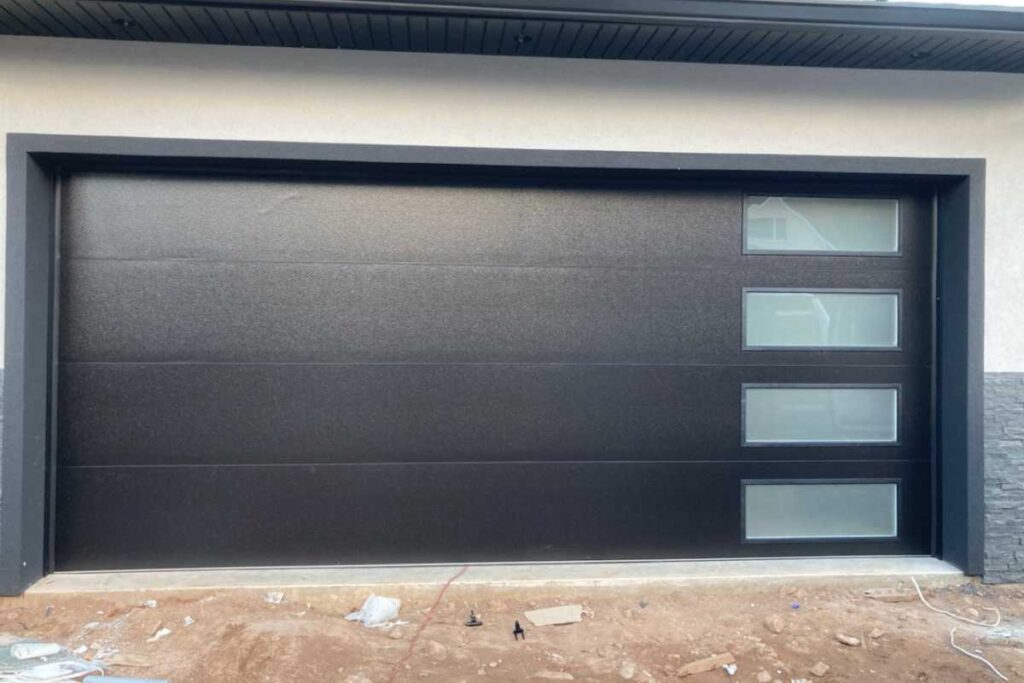 Metal and Wood Garage Doors