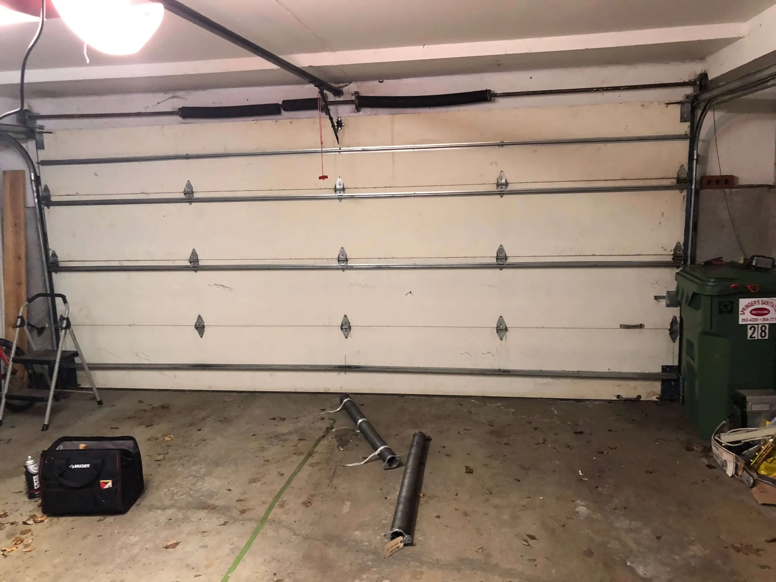 garage door spring repair Franklin
