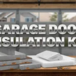 Garage door insulation kit