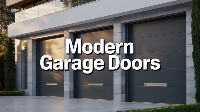 The Ultimate Guide to Modern Garage Doors: Styles, Materials & Smart Features
