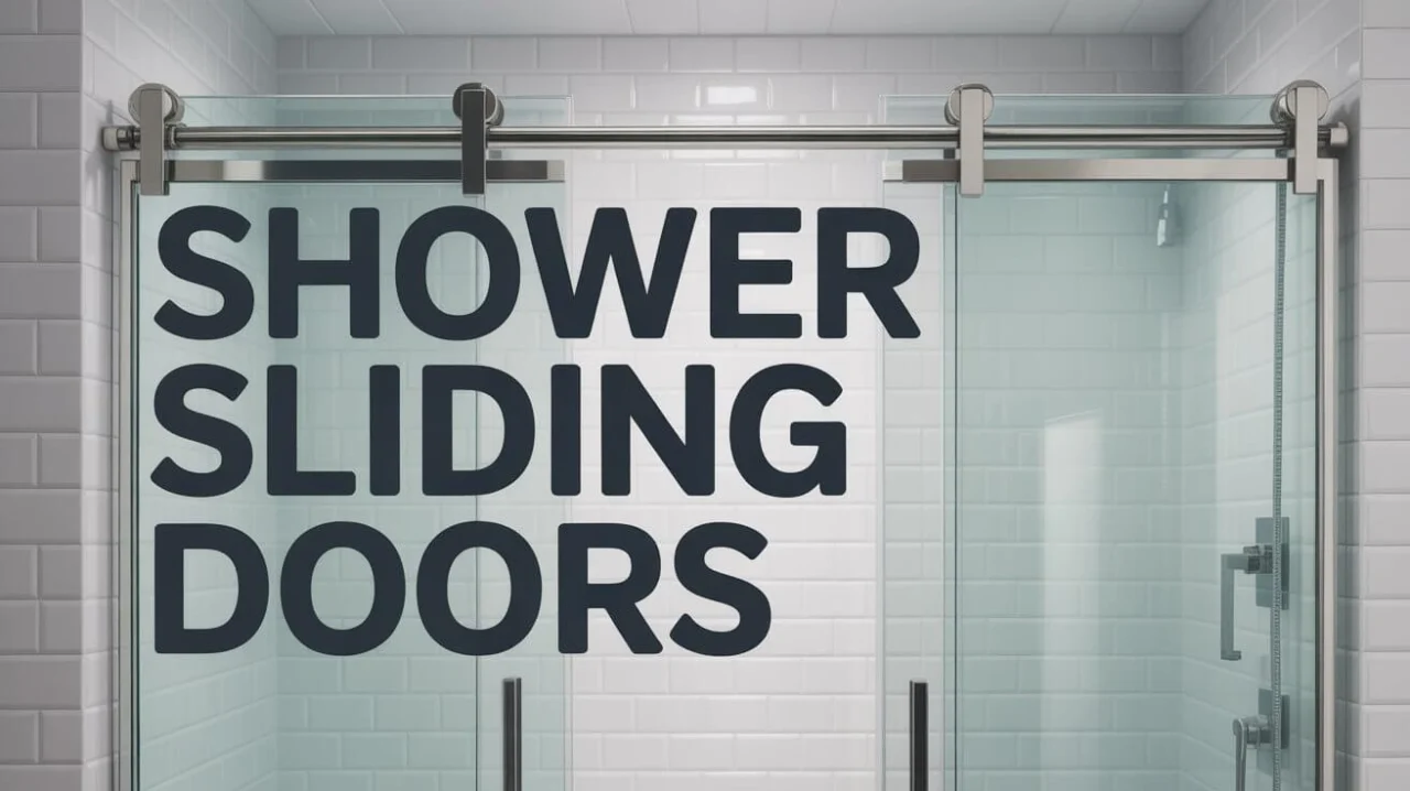 Shower sliding doors