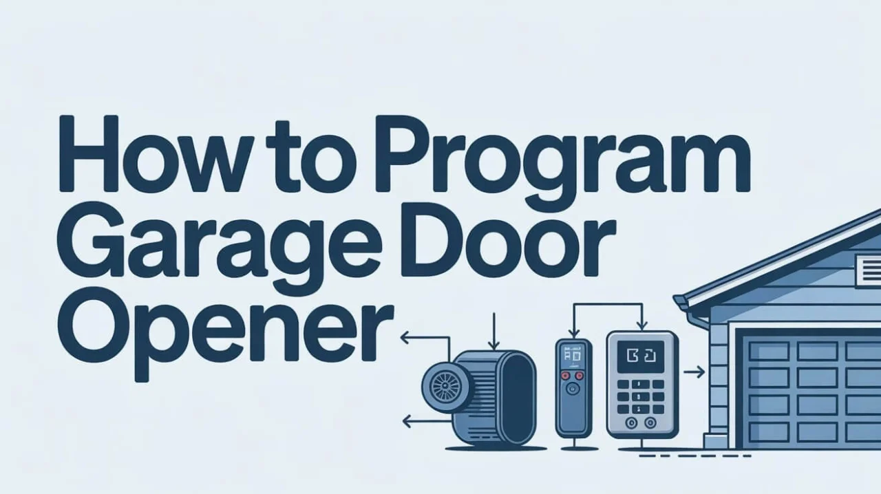 How to Program Garage Door Opener