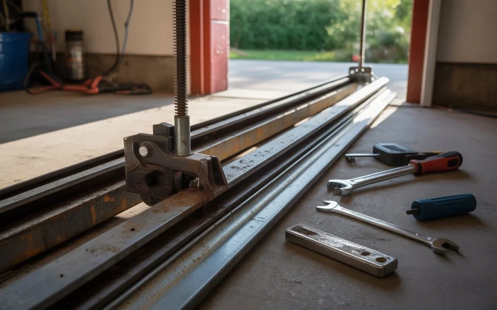 Garage Door Track Repair