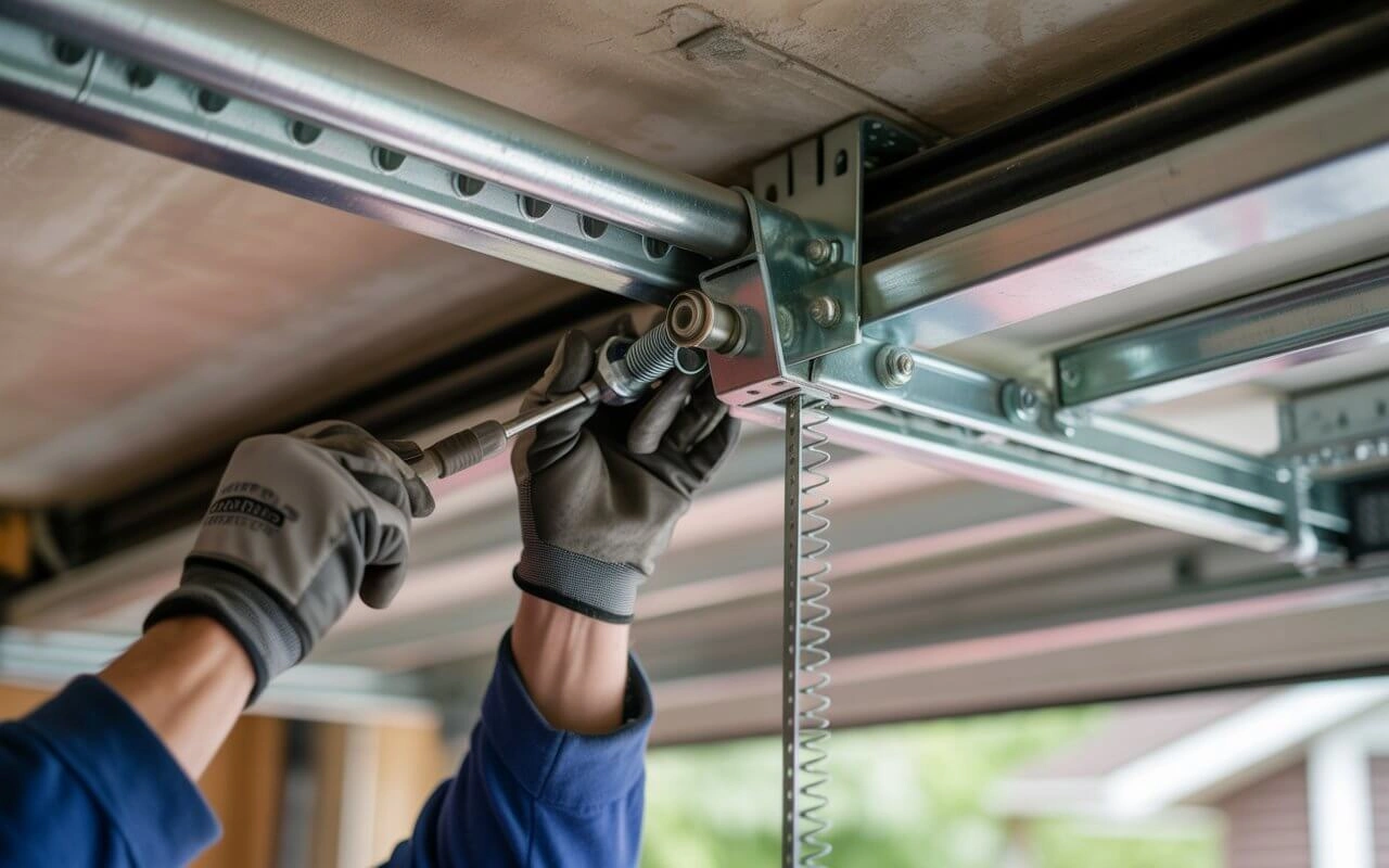 Garage Door Track Repair
