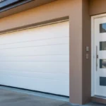 Garage Door with Entry Door