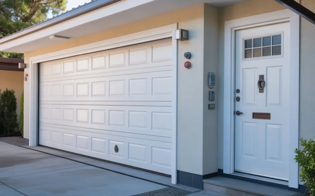 Garage Door with Entry Door