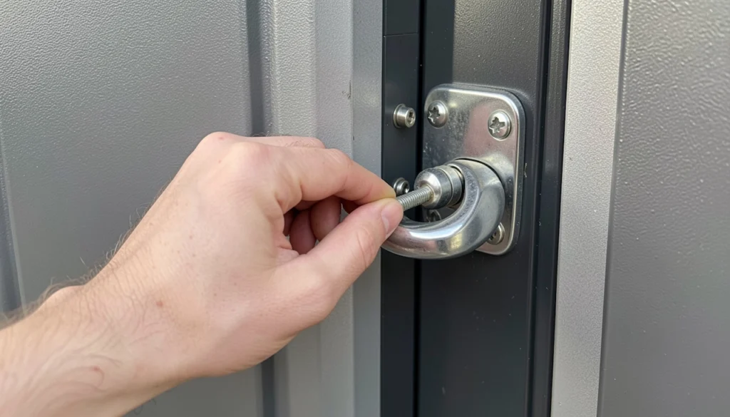 Garage door handle