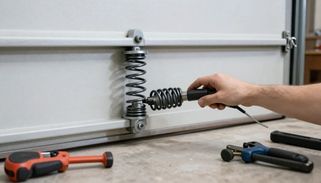 How to Adjust Garage Door Springs 1 How to Adjust Garage Door Springs